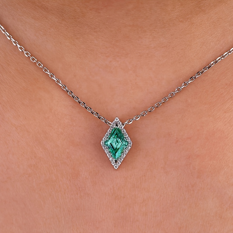 TEMU A Stylish And Creative Pendant With Sparkling Zirconia Stones, Featuring A Unique . This Women's Jewelry Accessory Is Wear Or Gifting On Special