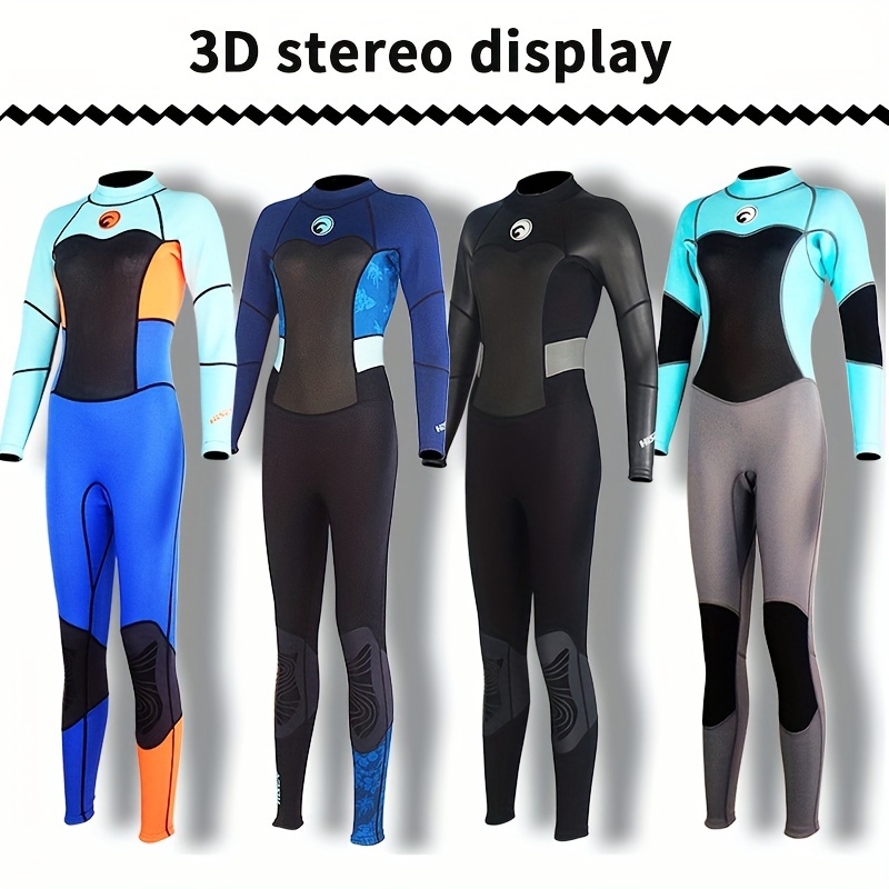 wetsuit women's coldproof warm swimwear swimming full Temu Bahrain