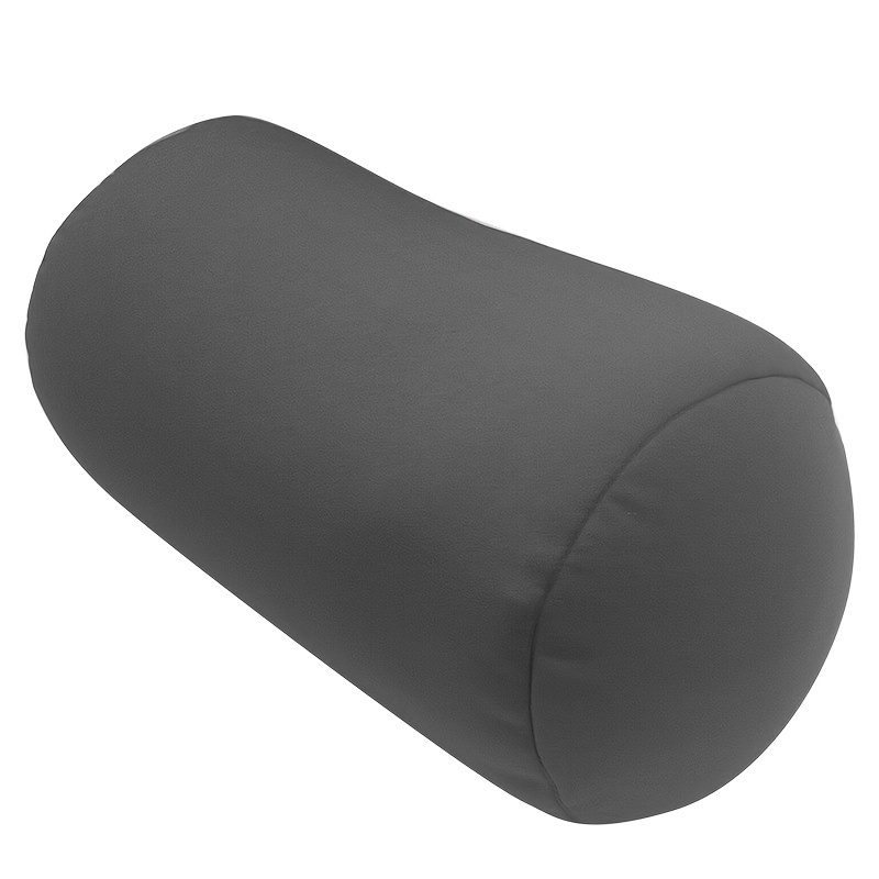Image of Soft Luxurious Micro-bead Tube Pillow, Suitable For Neck, Legs, , Waist Support, Round Cervical Pillow, Portable Home And Outdoor Pillow