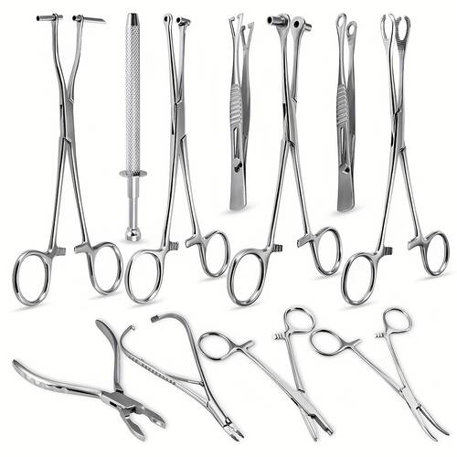 2pcs stainless steel body piercing pliers tools dermal forceps nose septum ear cartilage belly lip tongue piercing tattoo clamp