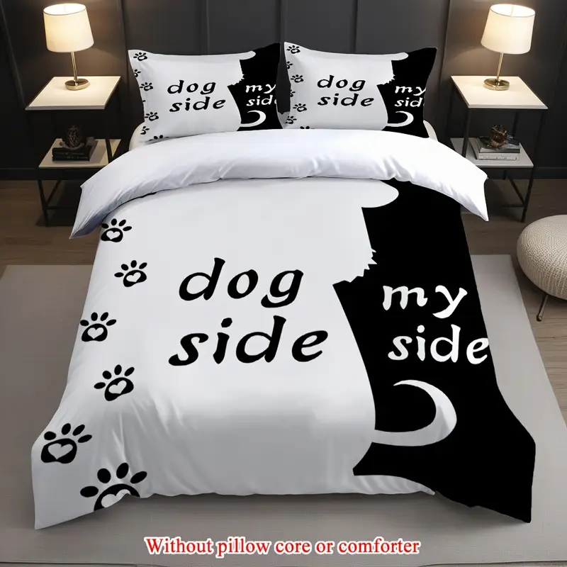 2 3pcs 1 duvet cover 1 2 pillowcase without core cute kitten couple romantic valentines day print soft comfortable bedding set for bedroom dorm room family gift Product details 2