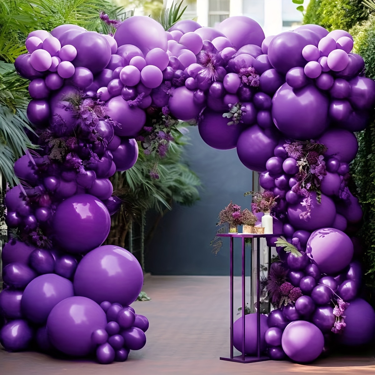 

145pcs, Purple Balloon Garland Arch Kit, Wedding Decor, Birthday Decor, Anniversary Decor, Graduation Decor, Holiday Decor, Celebration Decor, Indoor Outdoor Decor, Party Decor Supplies