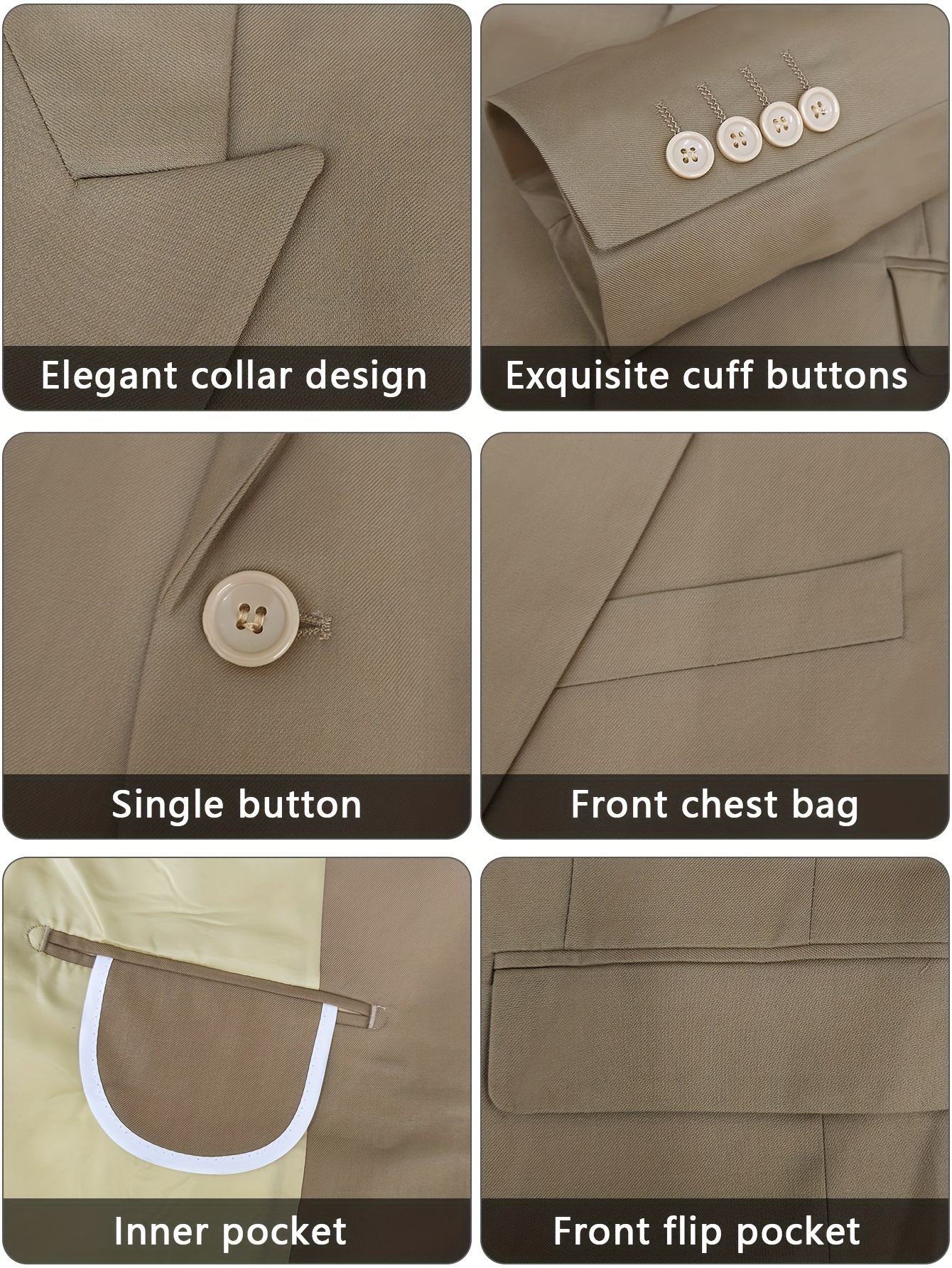 Ensemble Costume d'Affaires Léger Slim Fit pour Hommes de Boutique, Veste de Mariage + Gilet + Pantalon 3pcs