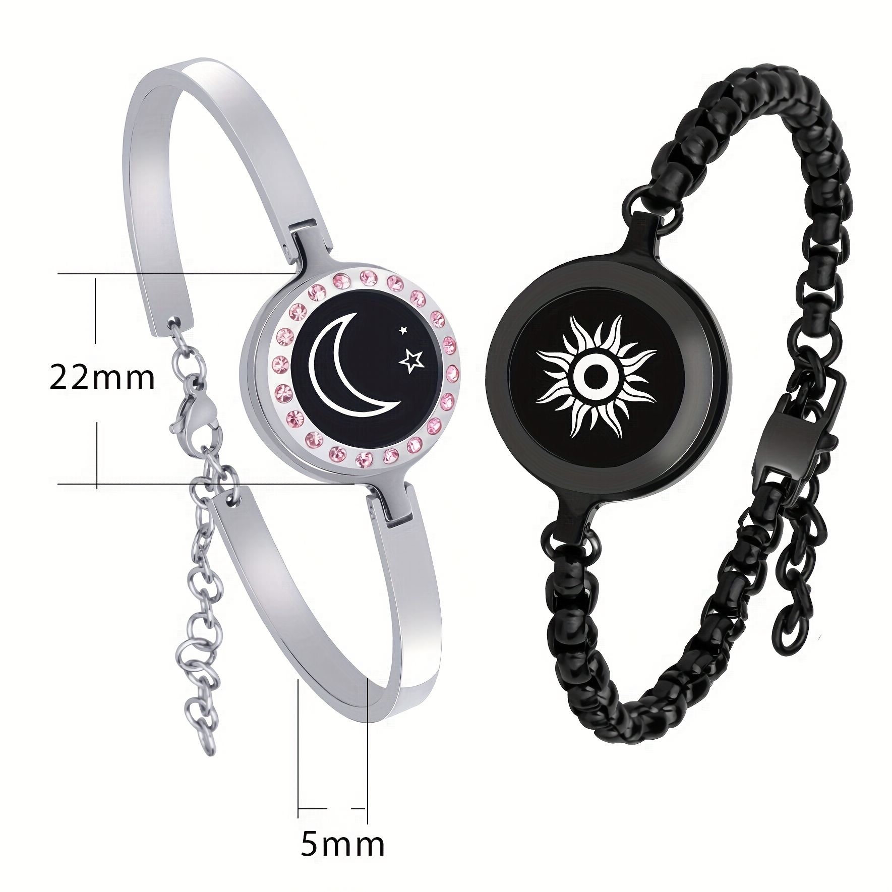 long bracelets vibration light remote smart Temu