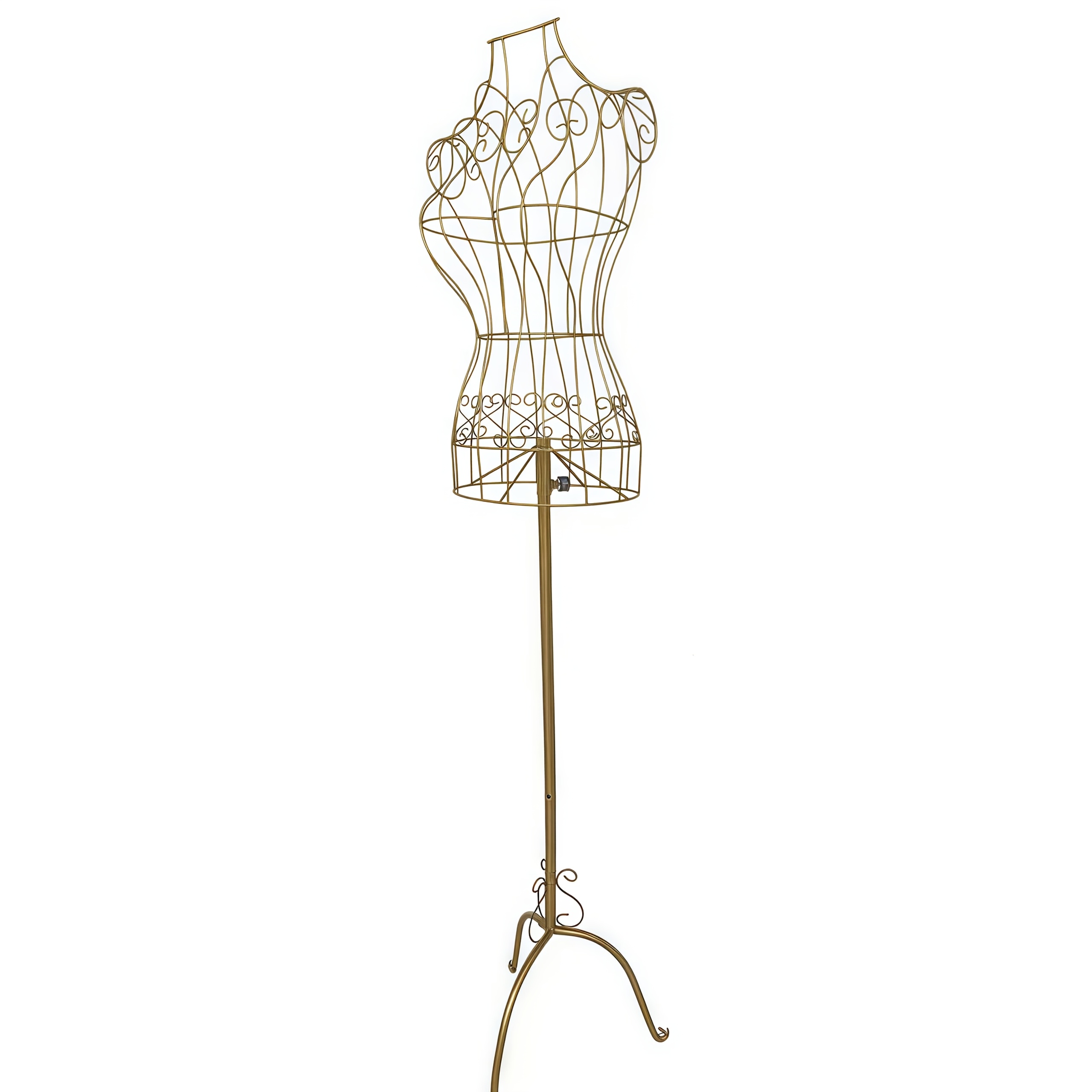 knee length dresses for ladies Female Display Dress Form on Round Metal Base main image 0