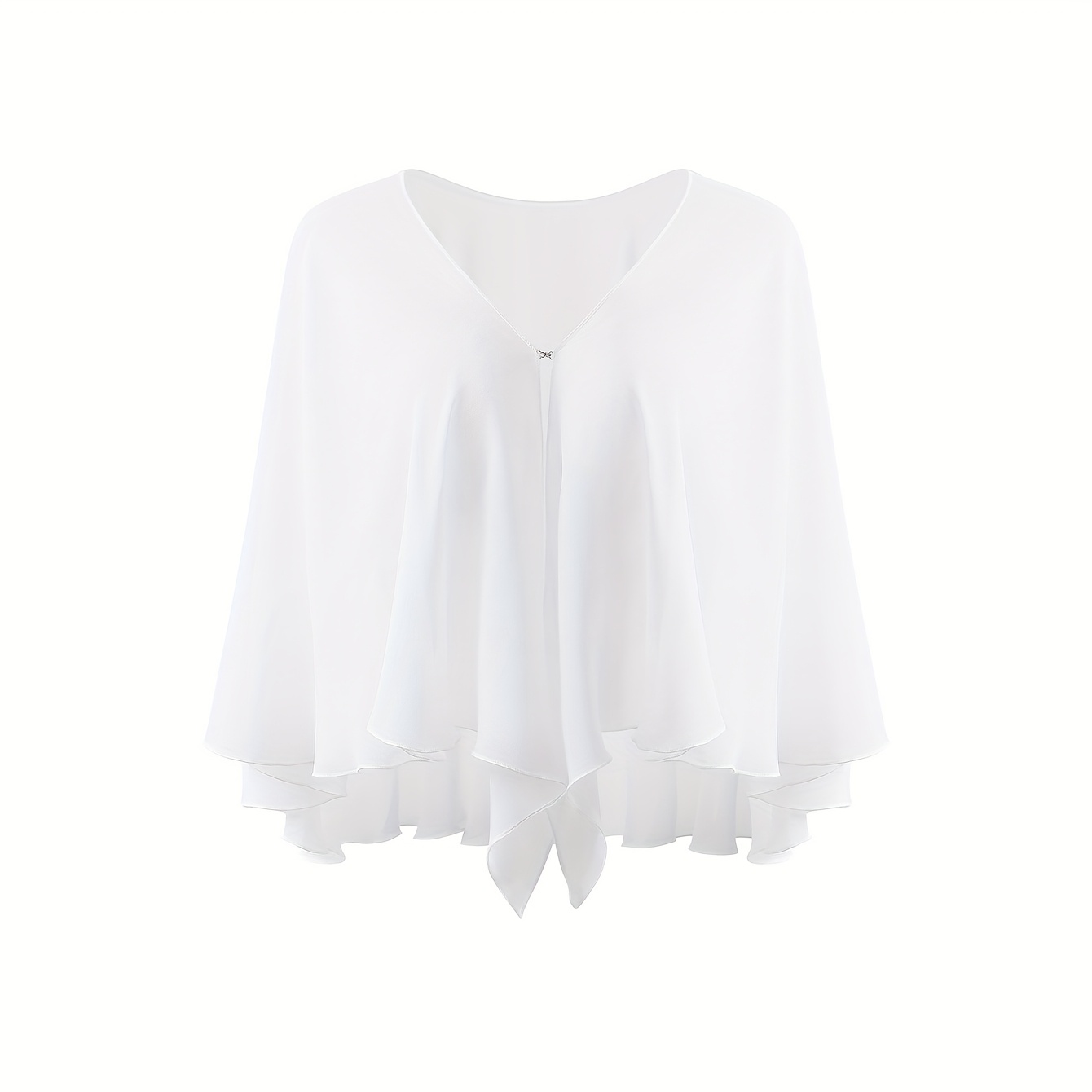 elegant sheer chiffon shawl wrap women soft lightweight - Temu