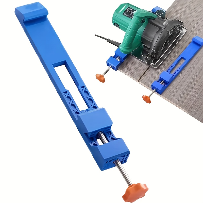 

Adjustable Woodworking Saw Guide Rail, Metal And Plastic Saw Base Attachment With Clamping Fixture For Straight And Precise Cuts