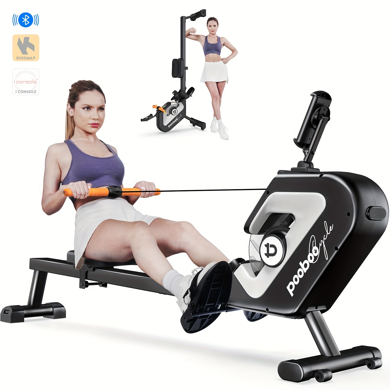Q1S Pro Merach Rowing Machine Magnetic Rower Machine For Home 16