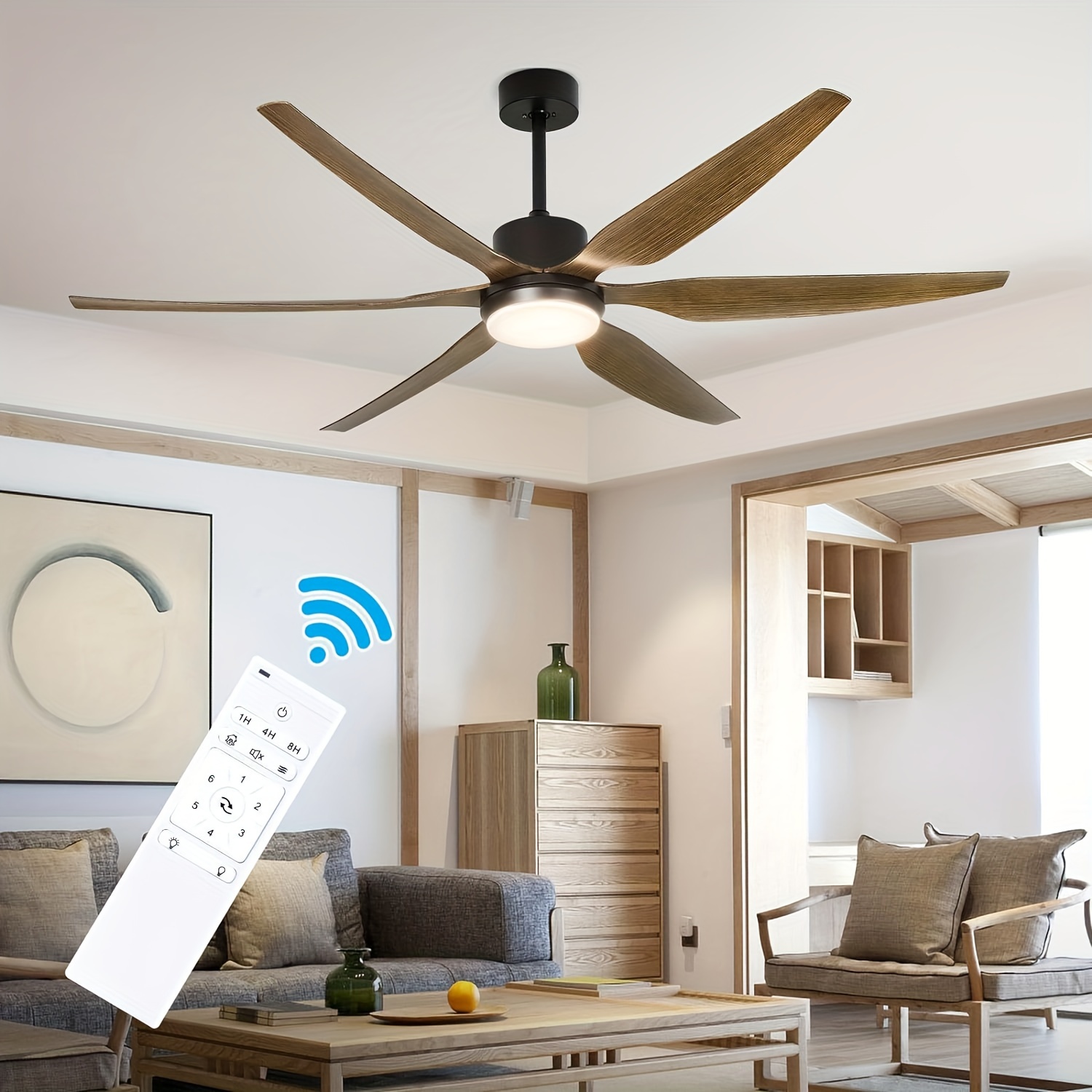 

66 Depuley Ceiling Fan- And , /, , , Dimmable, Dc , , For , , Offices