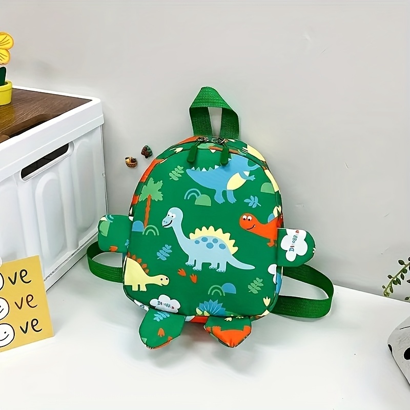 Image of Backpack, 2026 New Korean Style Dinosaur Color Block Lightweight Small Backpack, Small Handbag, Shoulder Bag, A Great Gift