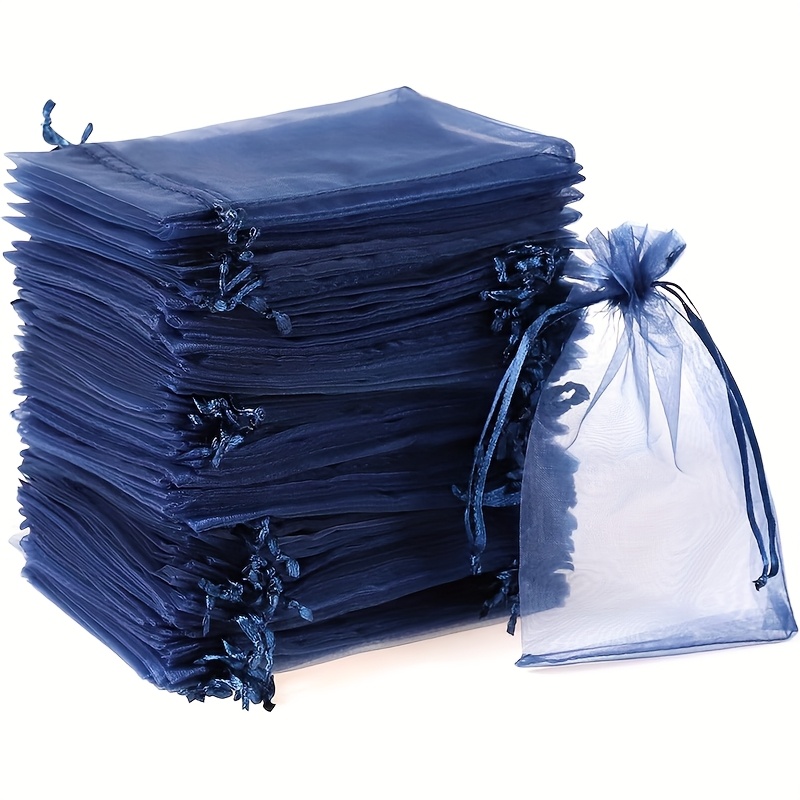 Image of Gift For Her/him 50pcs Gift Bag With Zipper, Suitable For Jewelry, Wedding, Birthday Party Gifts And Candy Packaging, Party Gift Bag | Elegant Bag, Jewelry Bag