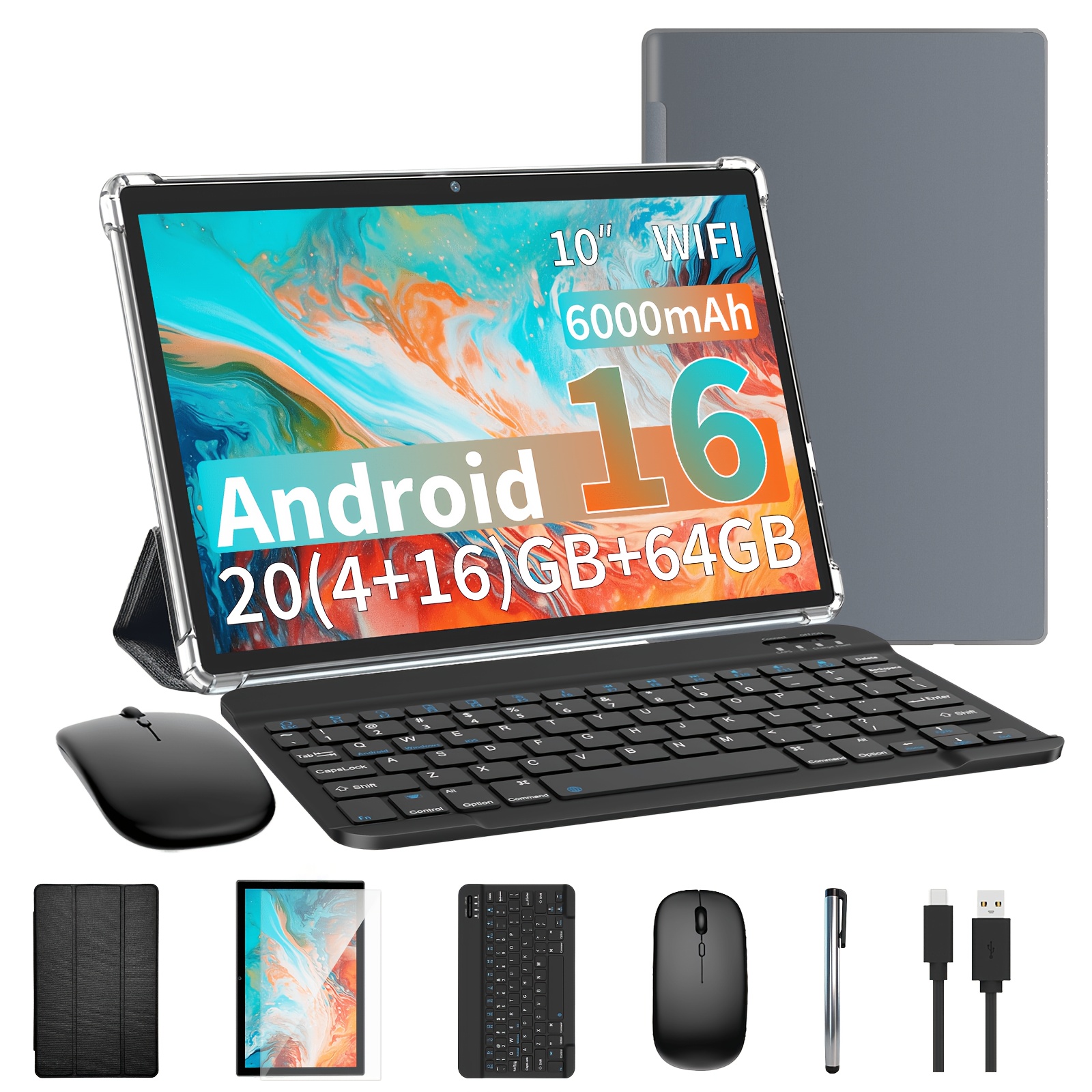 Nova Tablet Android 16 de 10.1 polegadas