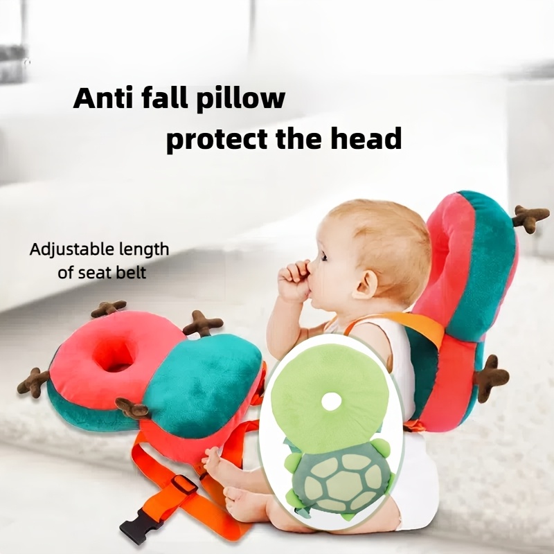   learning head fall proof pillow  s anti fall backpack   head   plush toy pillow peluches   gift birthday gift