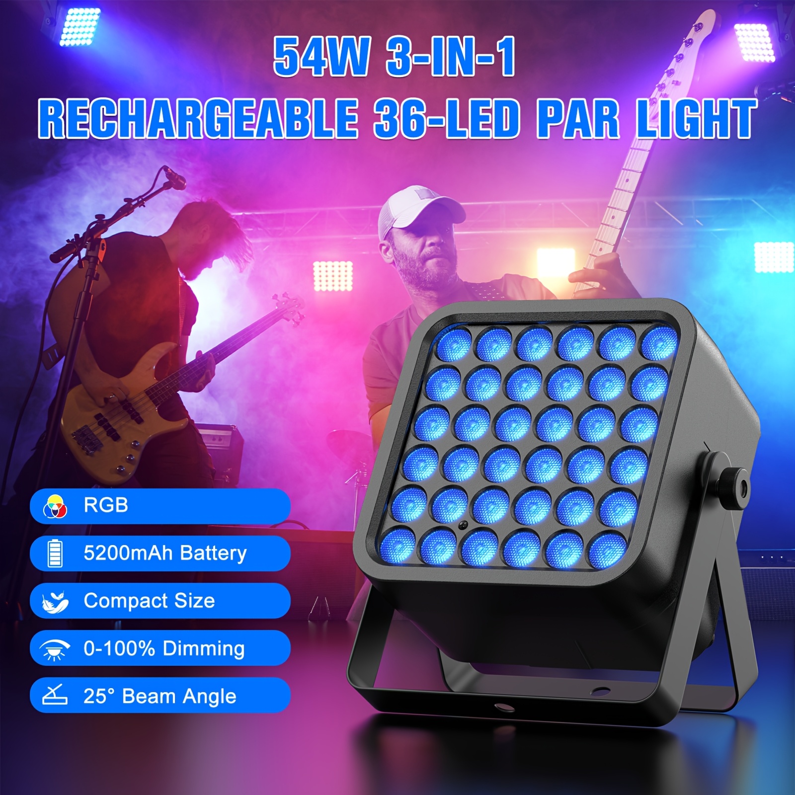400LM Rechargeable LED Work Light – Magnetic Base, Foldable Grill & Camping Light With Hook, Perfect Gift For Men & Dad - View #6