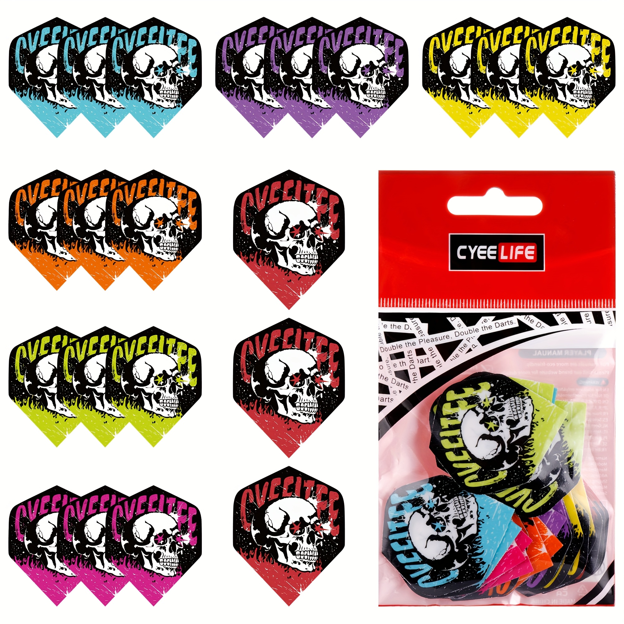 Dartvluchten 21-Pack Standaard Grote Vluchten