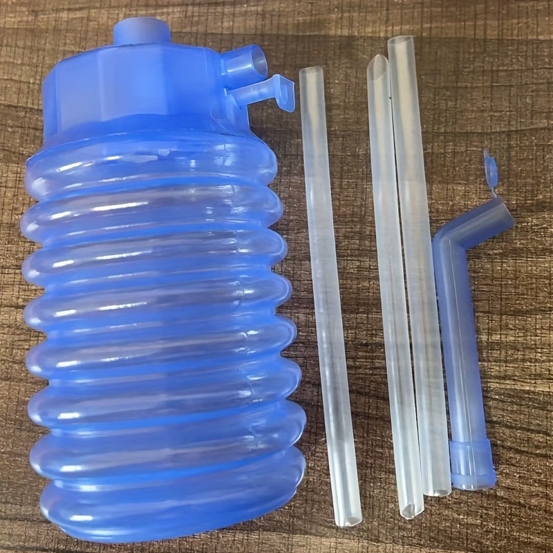 TEMU Portable Bottled Water Dispenser, Hand Pump With Detachable Tube, Vacuum Action, Automatic Shutoff, No Battery Required, Insertable Design For