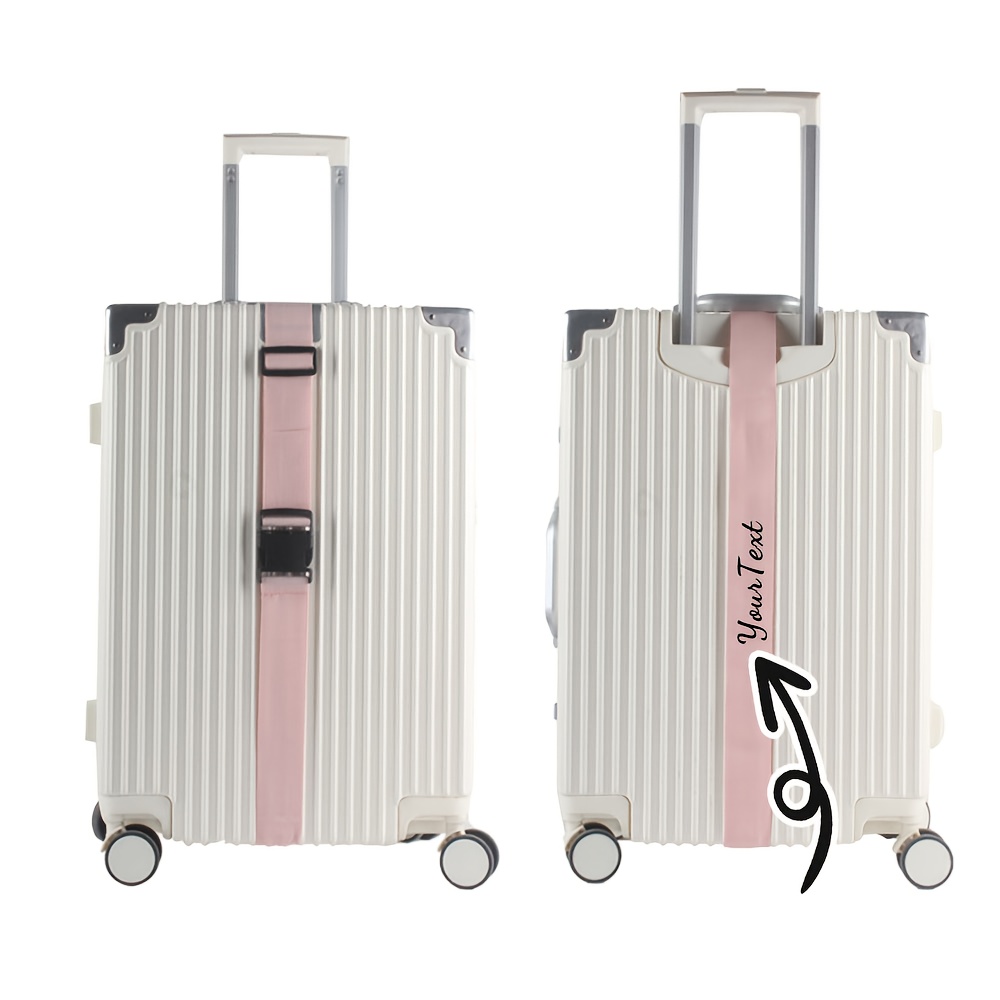 TEMU Straps, Custom Name Luggage Straps, Nylon Luggage Straps In Various Colors With Names, Luggage Identifiers, Straps To Secure Luggage , Luggage