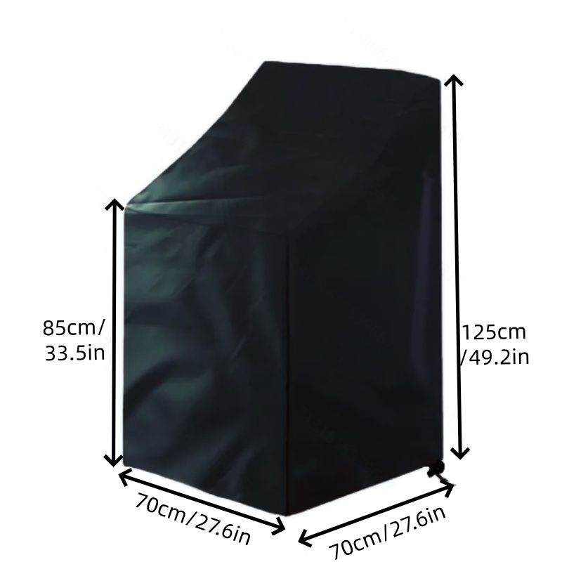 TEMU 1pc Only Cover Chair Cover 65*85*85/120cm, Suitable For Home Chairs And Patio Single Chairs, Blocks Chair Protection
