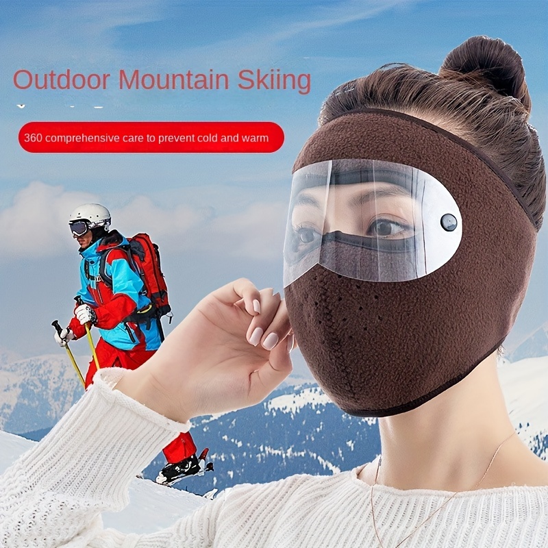 

Winter Ski Face Scarf Cover - Polyester Elegant Knitted Neck Warmer With Built-in Windshield, Breathable & Warm For Cycling - Unisex, Washable (excluding Dry Cleaning) - Fit For Comfort