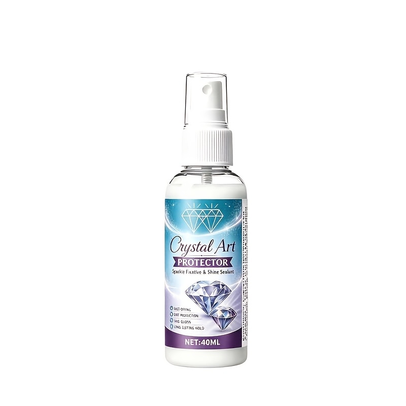 TEMU Spray de pour peinture diamant - Convient aux peintures diamant et faits à , offrant une protection permanente des œuvres d'art, un soin à long