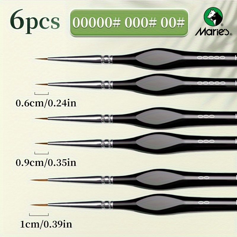 Set Pennelli Per Modellini Set 21 Pennelli Miniature E Modellismo - Per Acrilico, Acquerello E Dipinto Dettagliato Set Pennelli Pittura - Foto 3