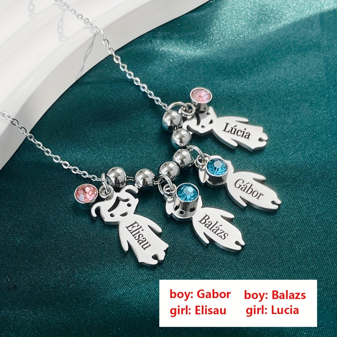 Personalized Engraved Name Necklace for Women