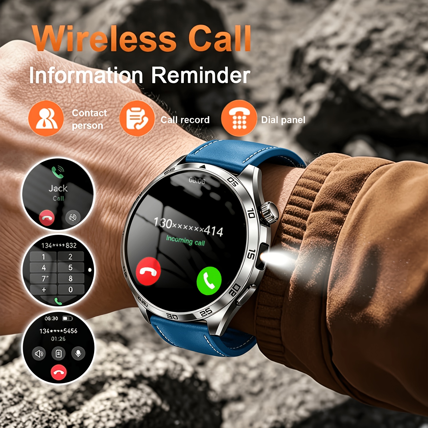2026-HD Smart Watch/Fitness Band with Full Touchscreen