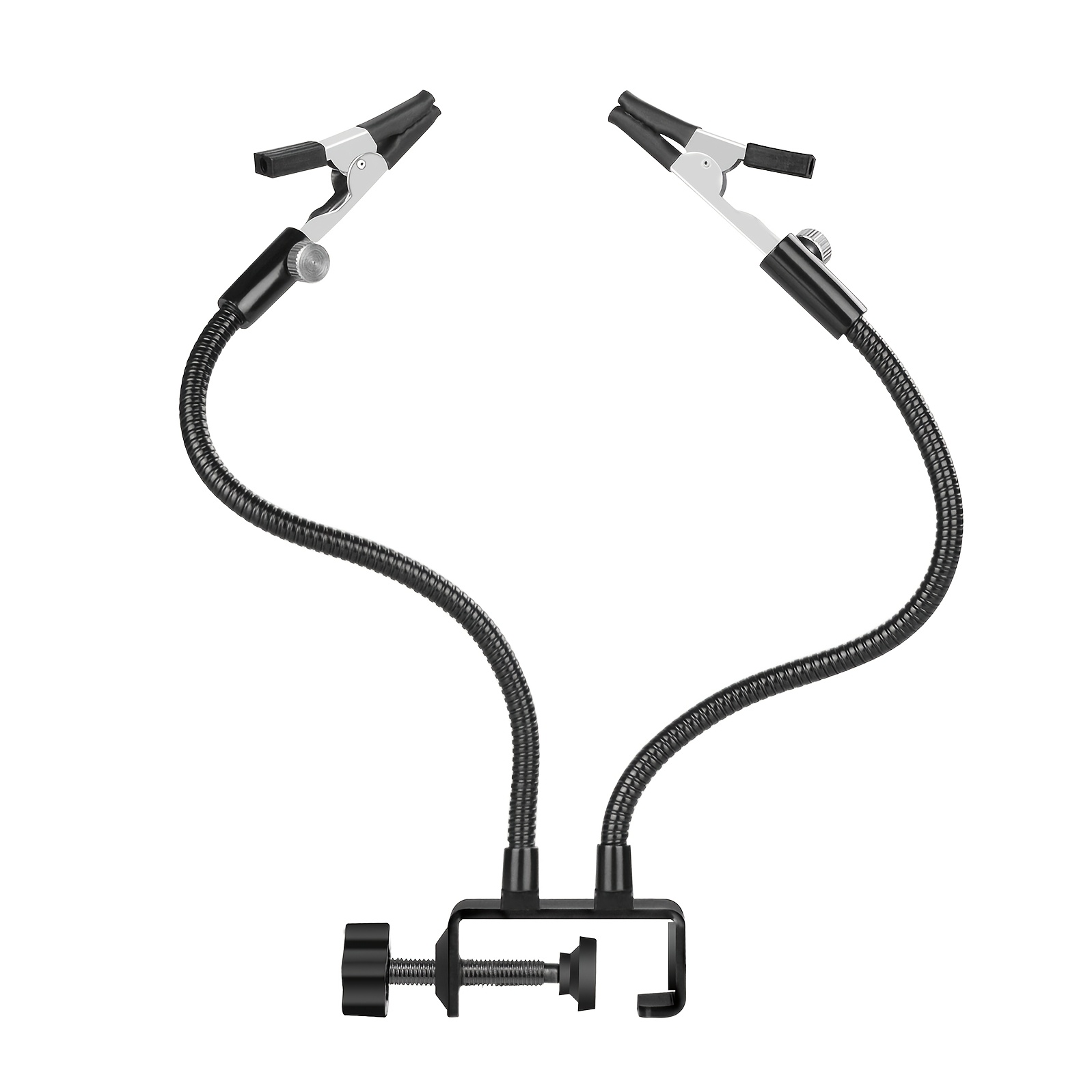 TEMU Soldering, Soldering Tool, Pcb Holder, With 2pcs Flexible Gooseneck , Pcb Circuit Board Clamp For Electronic Repair Soldering Jewelry Crafts