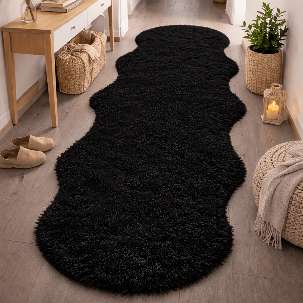 TEMU 1 Tapis de Nuage, Spécialement Conçu pour une Décoration de Chambre Inspirée de la Peinture à l'Huile, Doté d'une Base Antidérapante en Granulés