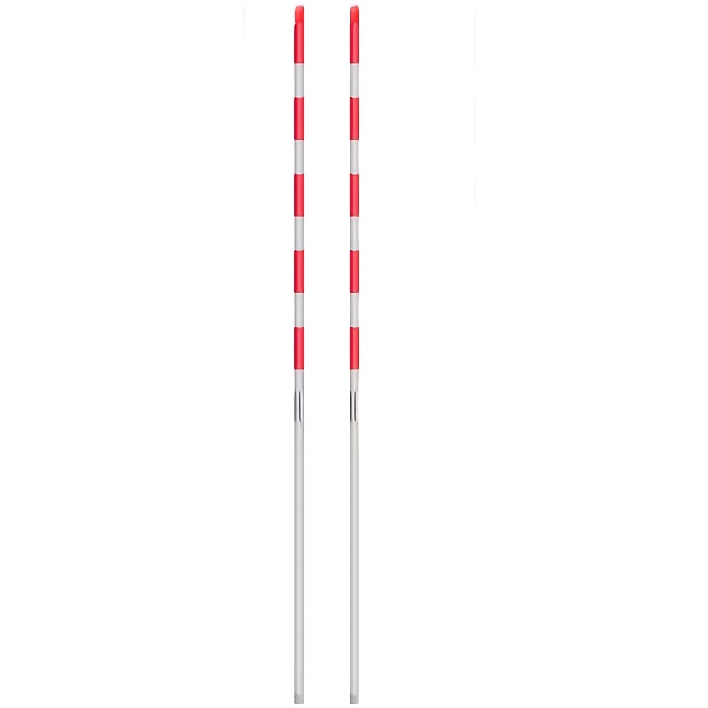 TEMU 1 Pair Of Volleyball Antenna Removable Volleyball Marker Tape Volleyball Game Air Volleyball Net Fiberglass Pole Standard 1.8 Meters Long