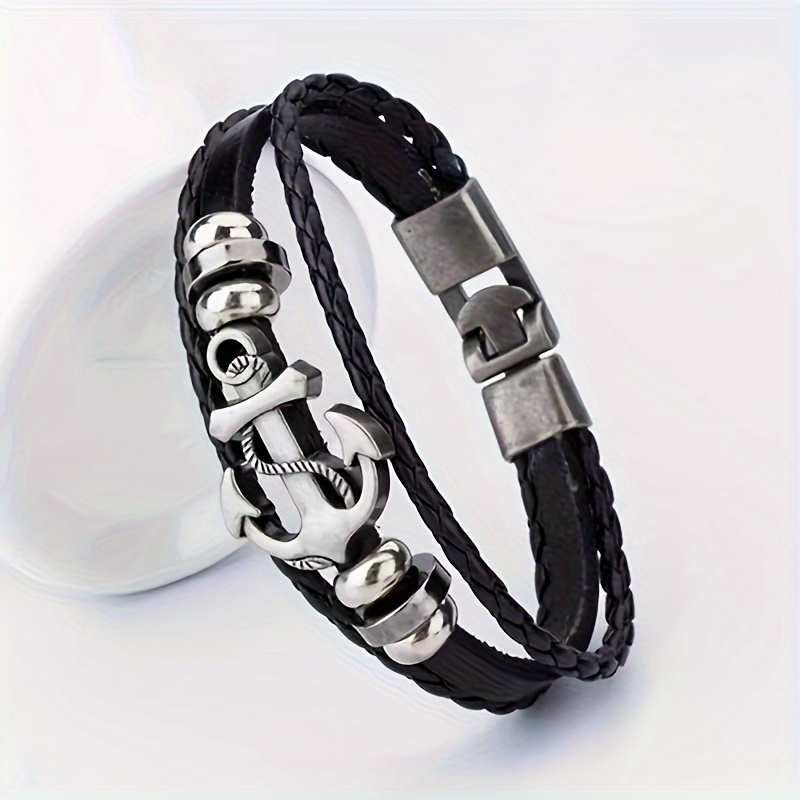 

Mens Women Bracelet Wristband, Double-lap ,