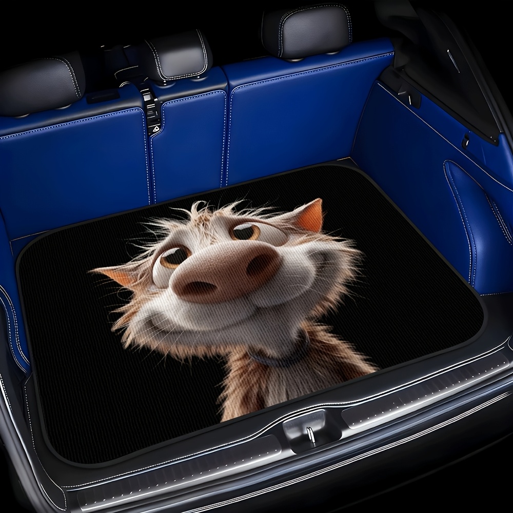 TEMU 1pc Large Trunk Liner Compatible For Most Vehicles - Heavy-duty Non-slip Cargo Mat, Durable Wear-resistant Easy-clean Suitable For, Suvs, Trucks