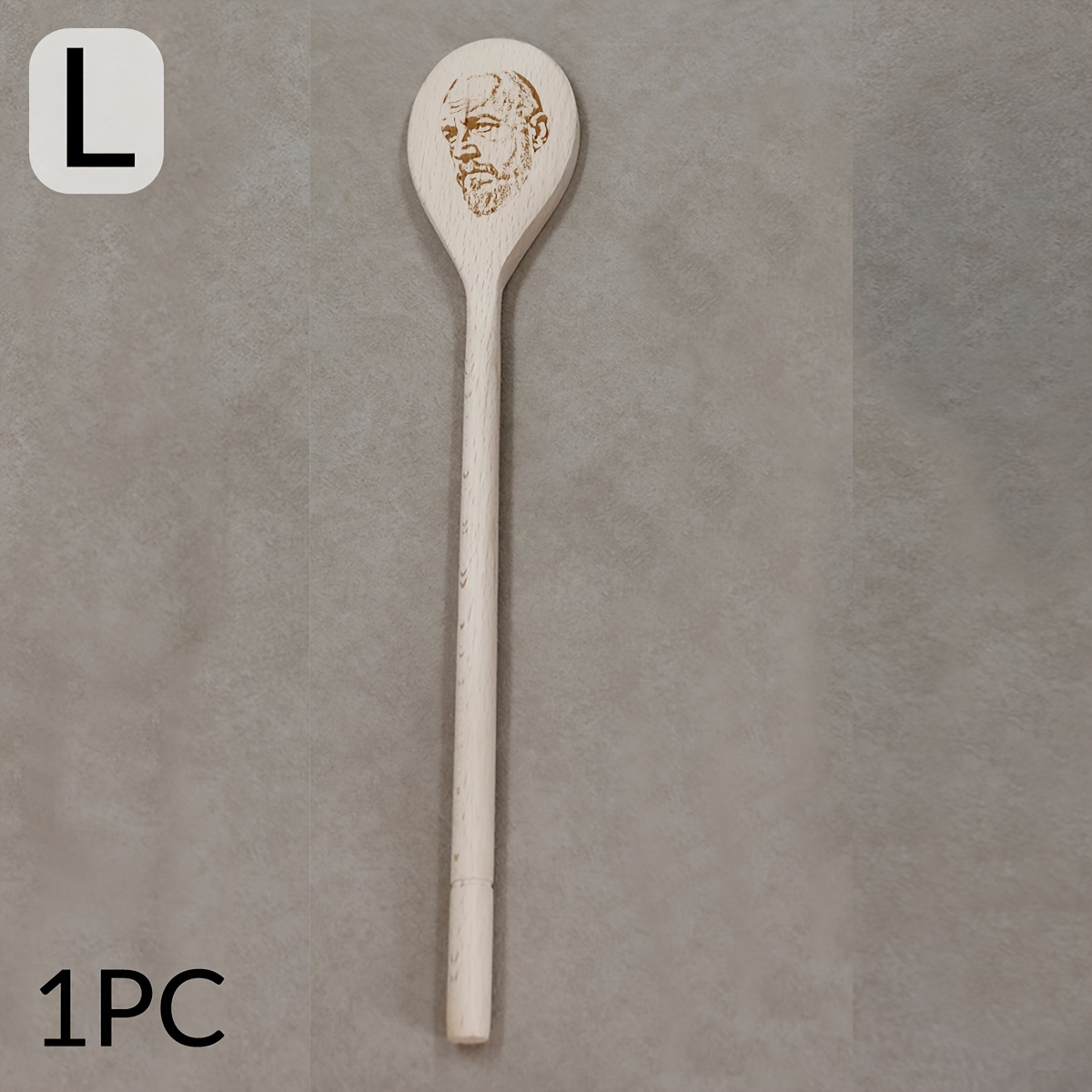 TEMU Custom Face Wedding Spoons, Personalized Wooden Spoons For Cooking, Customized Soup Spoons, Customizable Picture/photo Teaspoons, Wooden Spoons