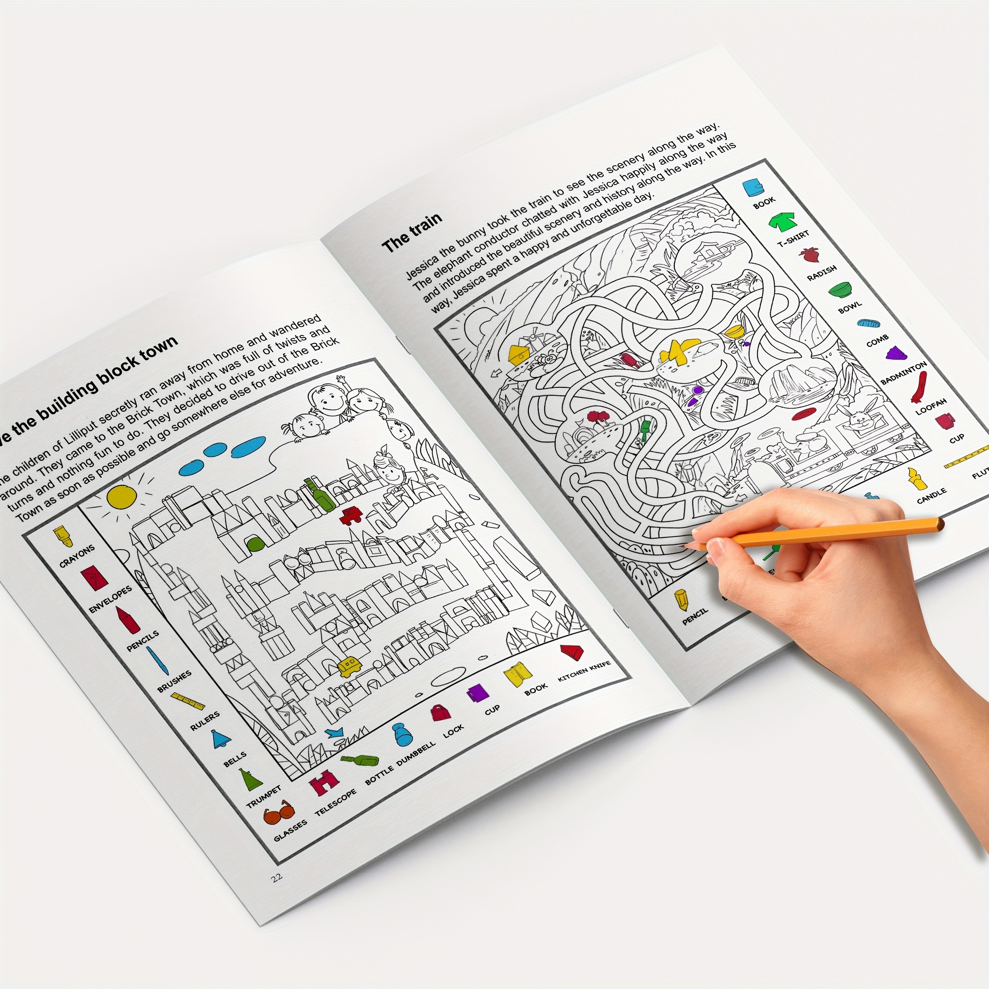 Fun & Engaging Children's Book: Full of Hidden Images for Enhanced Cognition & Engagement