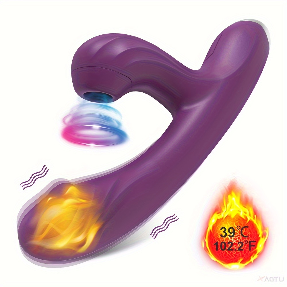 Vibromasseur * 20 * pour femme, puissant * ventouse, stimulateur sous vide,  gode * pour femmes * 10 * de vibration + 10 * de succion, vibrateur  chauffant, chargement USB
