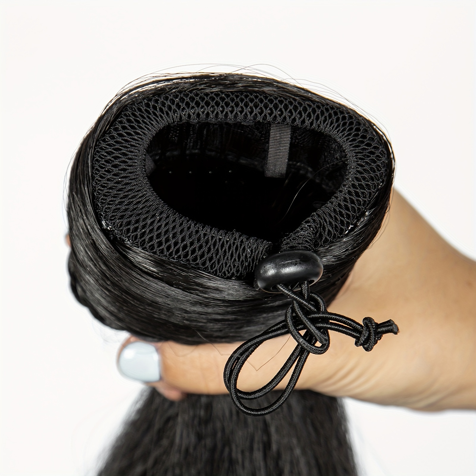 elegant brown ponytail extension straight synthetic hairpiece for all hair types   halloween casual attire for halloween autumn details 1