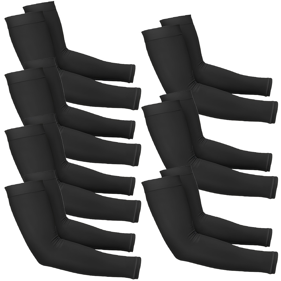 TEMU 7 Cooling Arm Sleeves Sun Arm Sleeves For , Sun Sleeves For Cycling, Driving, Golf, Running, Etc