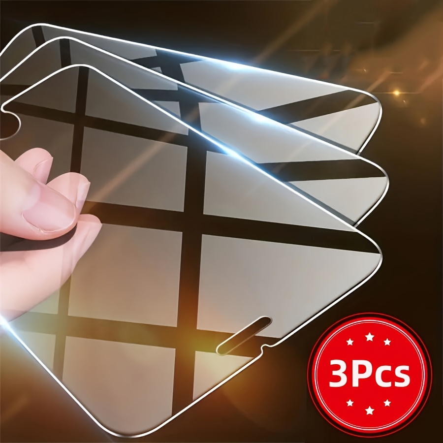 E-shop 3er-Set Premium Gehärtetes Glas für iPhone SE2/SE3/7/8/6/6S/Plus/SE 2020/SE 2022 Bildschirmschutz 9H Härte, HD-, Bruchsicher, Kratzfest,