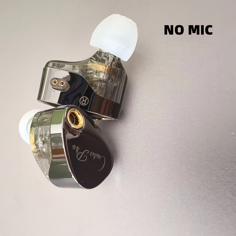 TEMU Kz Castor Pro 2dd In-ear Headphones Are High-quality, Earphones With , Designed For Enthusiasts And Featuring Adjustable Tuning Options