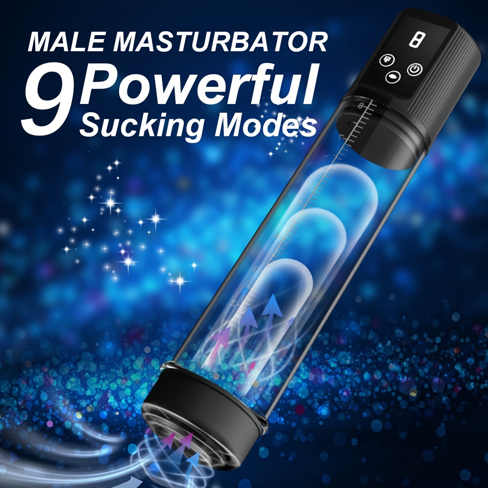 Electronic Male Masturbator and Penis Enlargement Pump