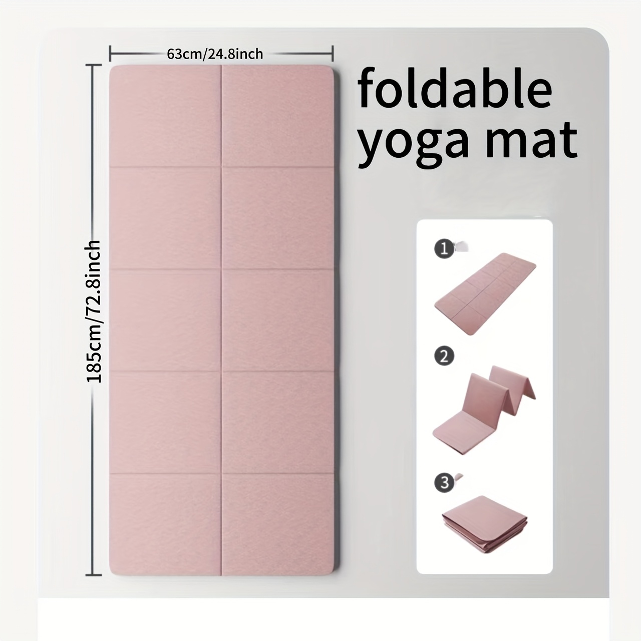 yoga travel mat sold on Temu United States