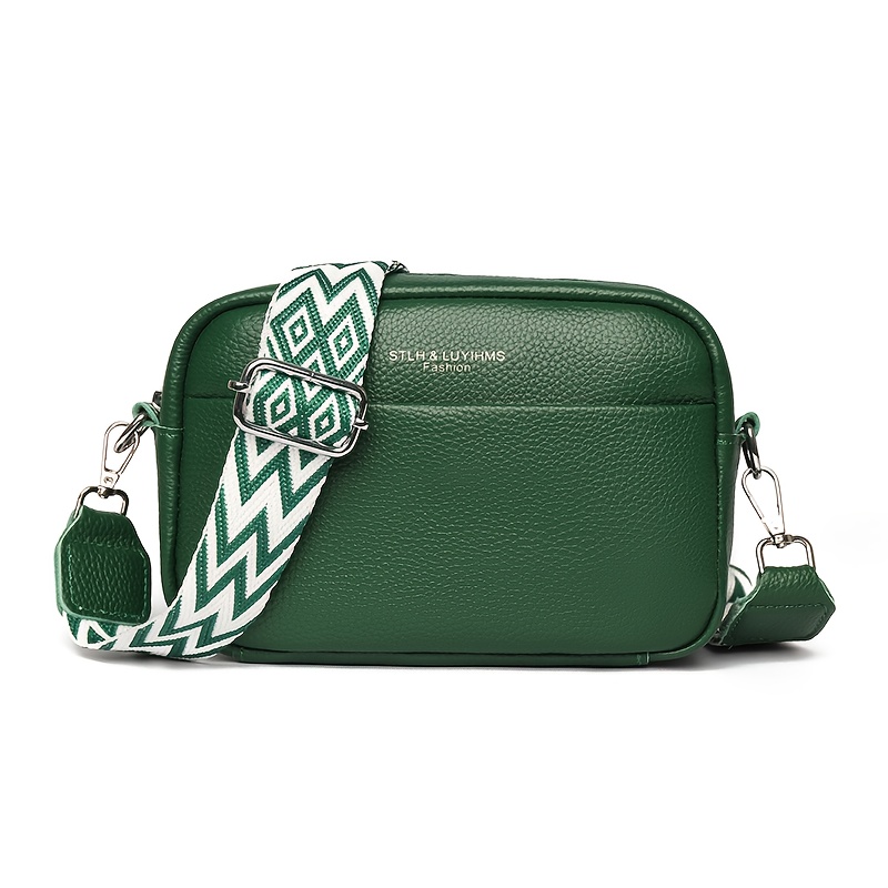 New Leather Wide Shoulder Strap Pure Leather One-shoulder Handbag Soft Leather Leisure Slung Handbag