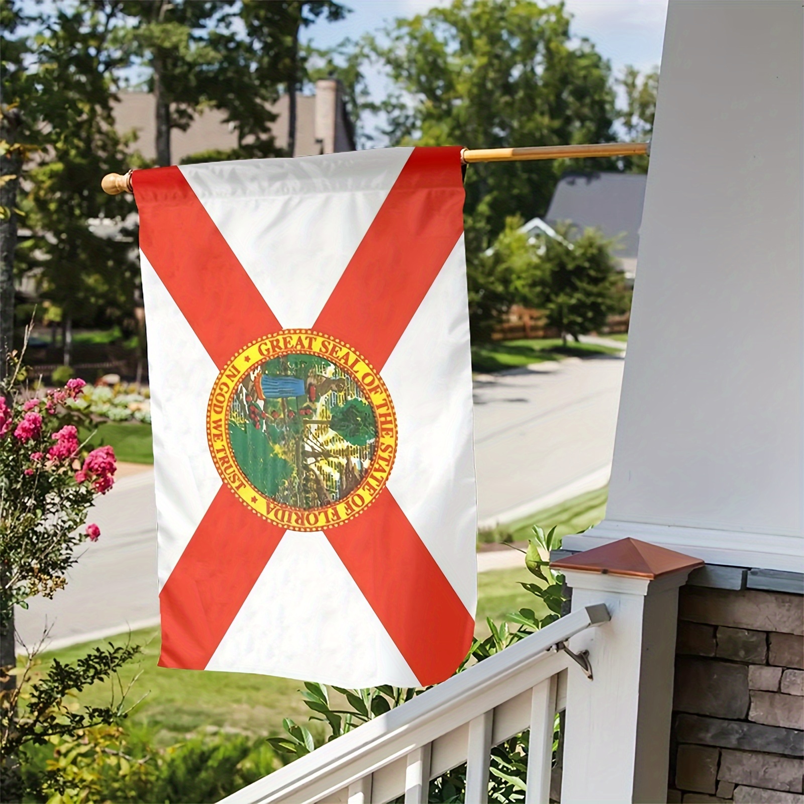 Drapeau De L'État De Floride Américain USA Drapeau Vintage - Temu France