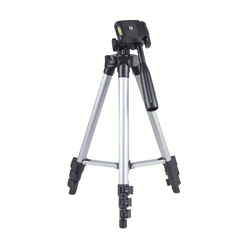 TEMU Lightweight Aluminum Alloy Tripod Compatible For Dslr/ Mirrorless Cameras, Smartphones, Telescopes - Adjustable Height, Pan-tilt With , Durable