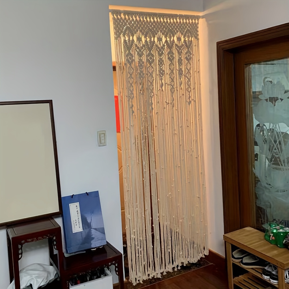 1pc Bohemian Tapestry Door Curtain Partition Wedding Photo Prop Decorative Weaving Tapestries