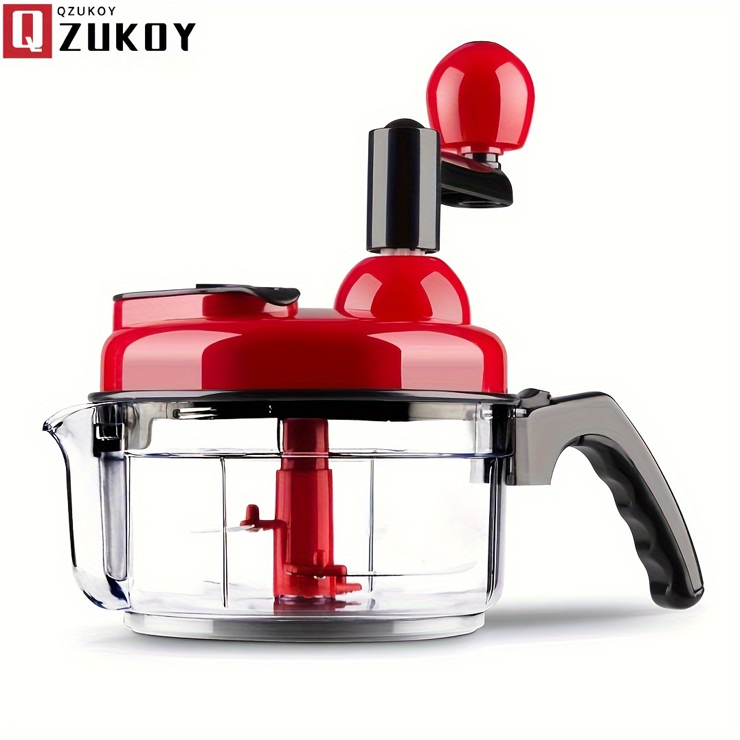 

Qzukoy Multi Functional Vegetable Mincing And Filling Processor, Household Small Manual Vegetable And Stirring Cooking Auxiliary