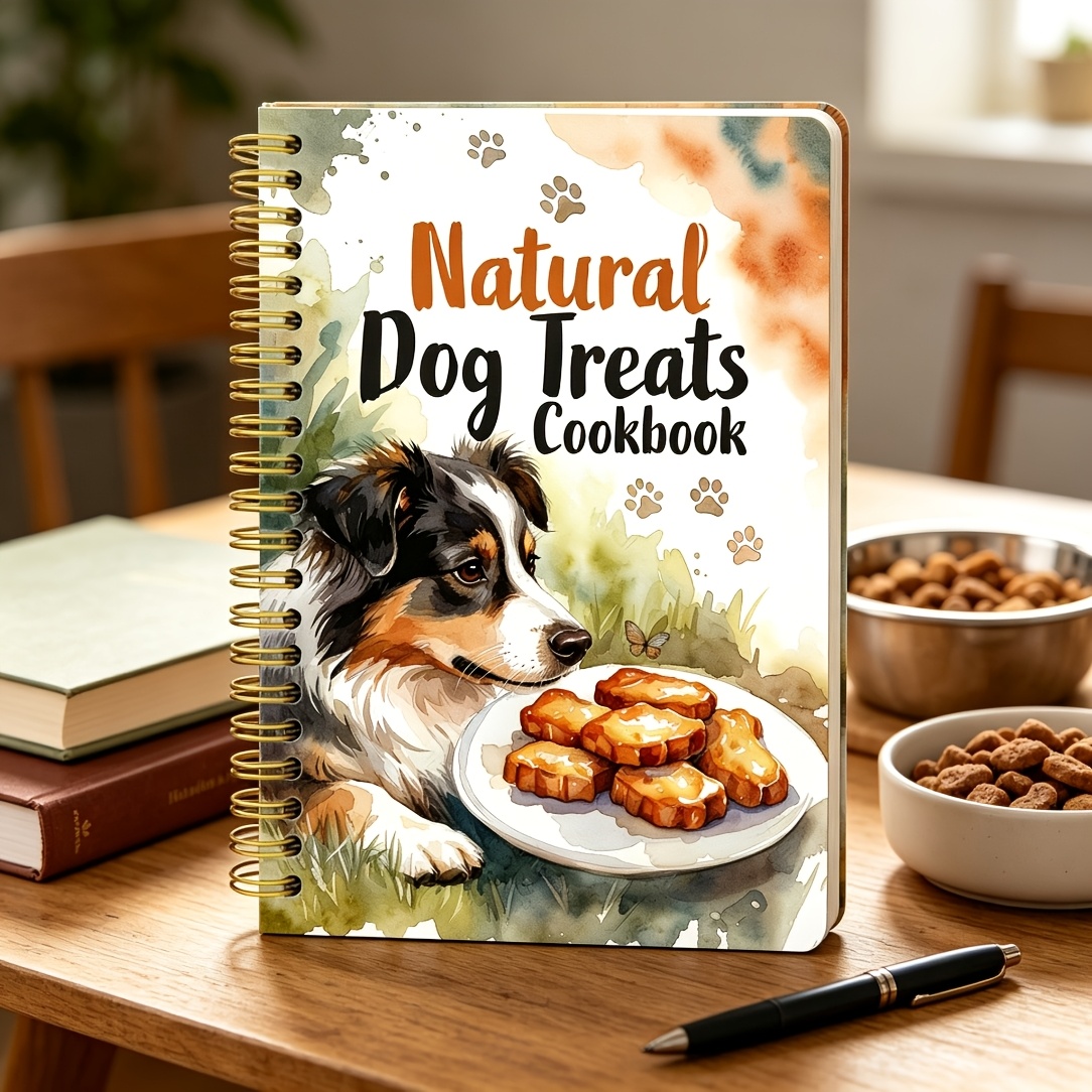 TEMU Dog Recipe Handbook, 5.5x8.3 Inches, Provides A For Your Pet, Including Diet Plans For Puppies/adult Dogs/small Dogs, For Recording Recipes And