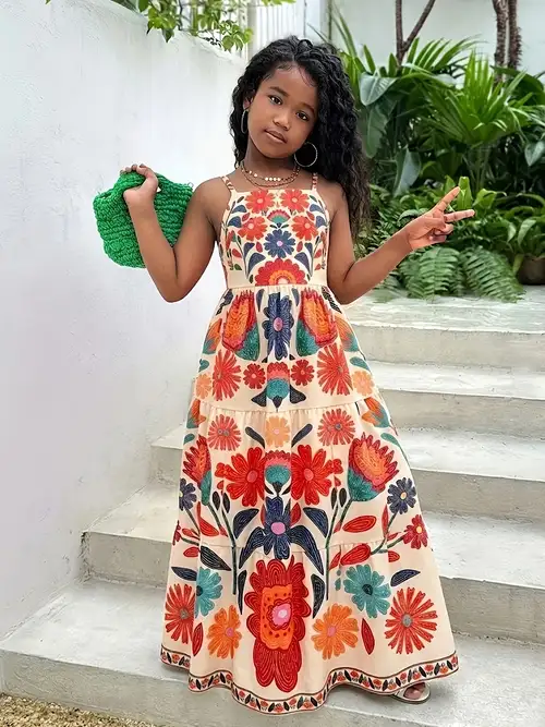 kids boho dresses Tea Princess Chloe Dress - Boho Chic Kids' Wear