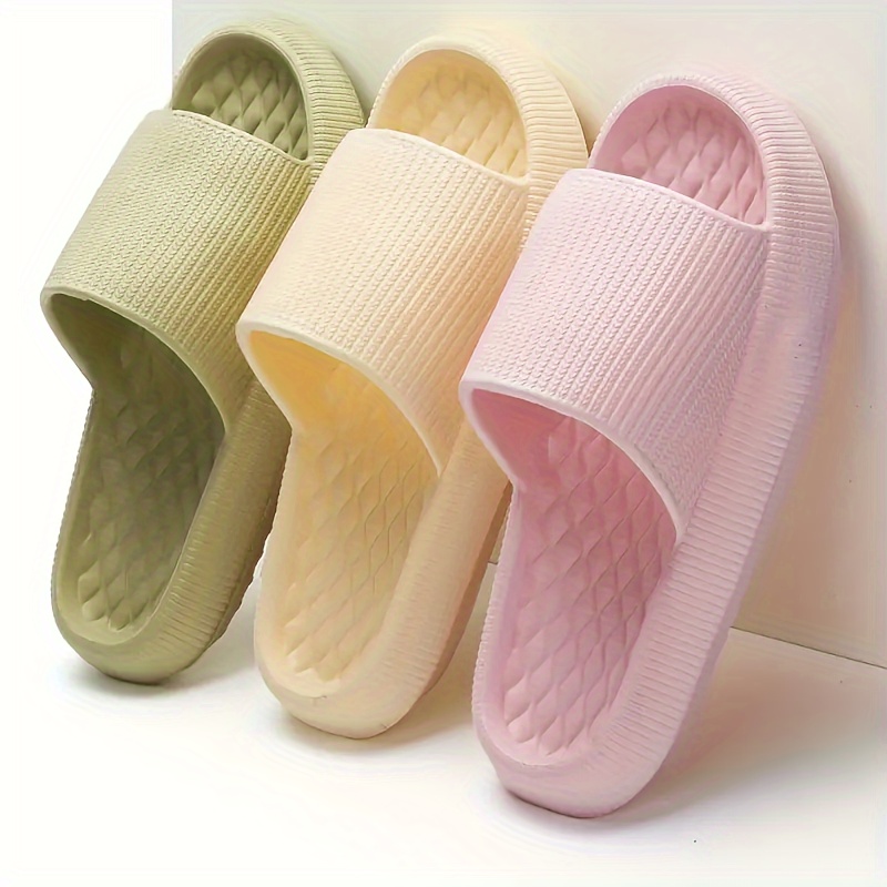 Summer Thick-Soled Sandals, Casual Open-Toe Soft Shoes, Comfortable Slippers, Bathroom Slides