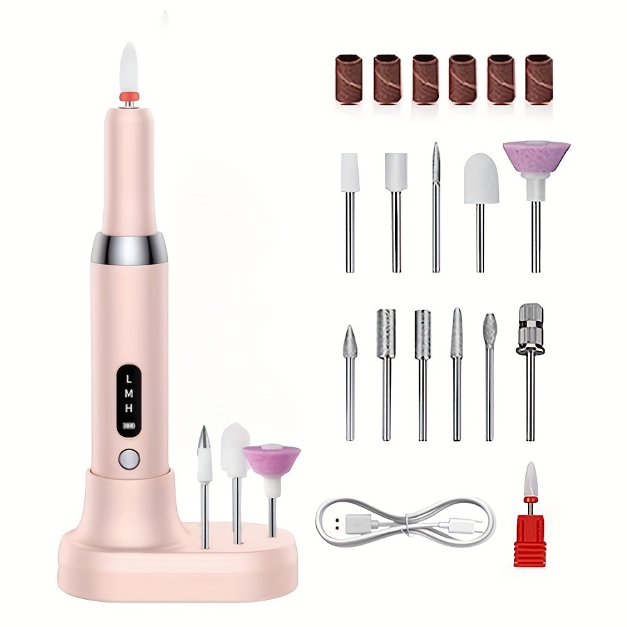 TEMU Professional Electric Manicure & Pedicure Set - The Complete Portable Nail Drill, Electronic Nail File & Full Manicure & Pedicure Tool